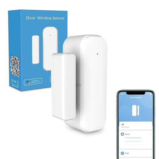 1-Pack Smart Door and Window Sensor, 2.4G WiFi Door Sensor, Tuya/Smart Life by Unknown