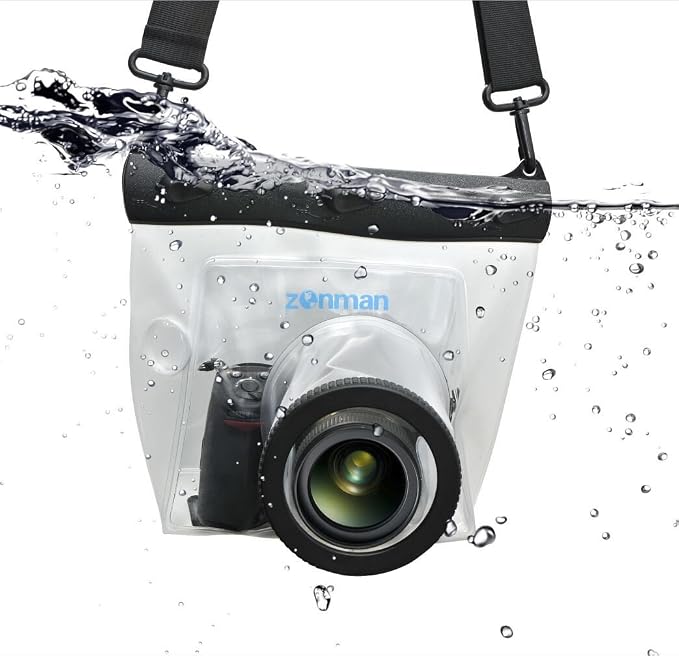 ZONMAN DSLR Camera Univeral Waterproof Underwater Housing Case Pouch Bag - Image 6
