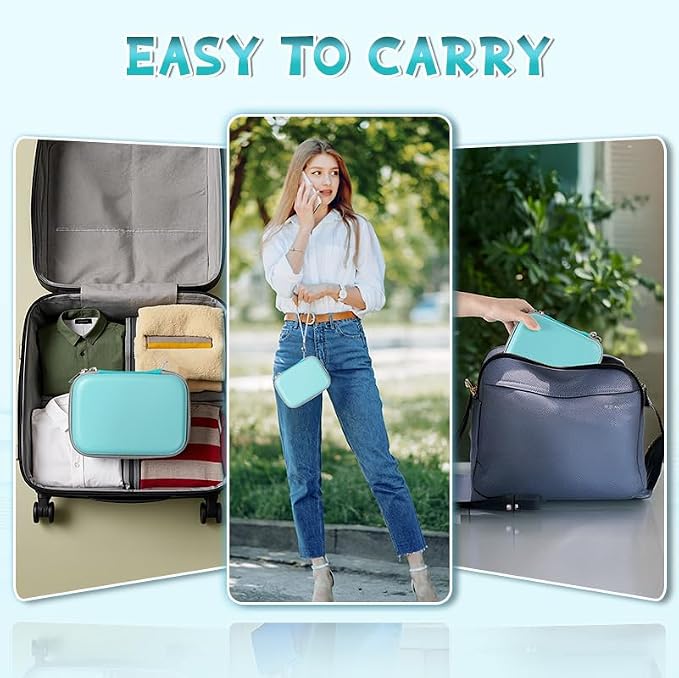 Carrying Case for Print Pods Mini Printer, Portable Mini Thermal Sticker Maker - Image 8