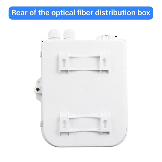 8 Core Fiber Distribution Box, ABS Fiber Optic Terminal Box Waterproof Suitable - Image 6