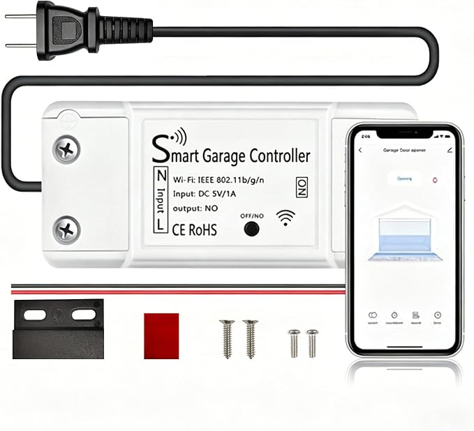 Smart Garage Door Opener Smart WiFi Garage Door Remote Controller by NLDZGA
