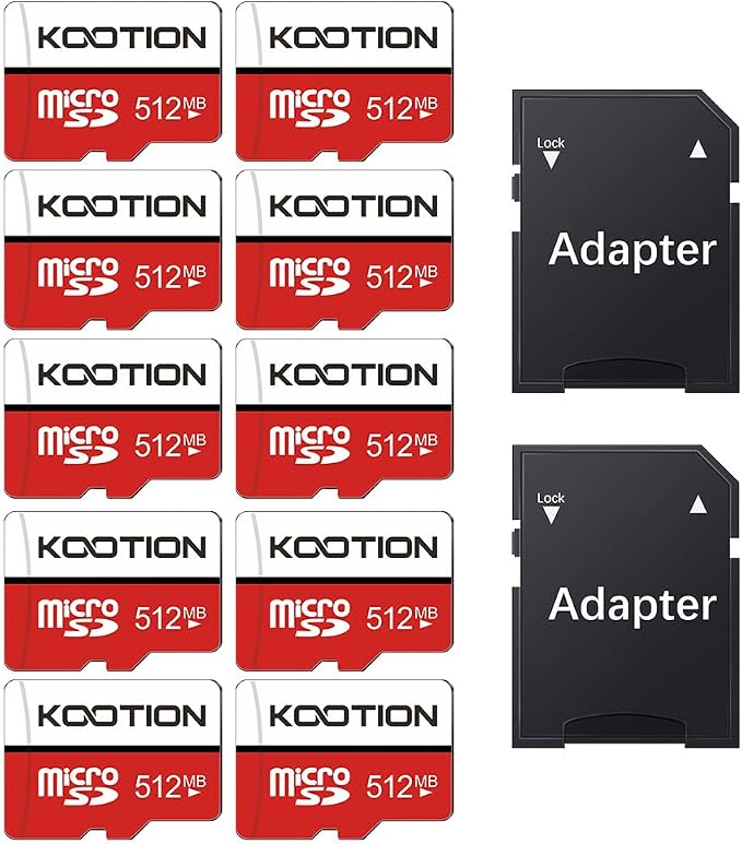 10-Pack 512MB Micro SD Card, KOOTION Class 4 Low Capacity Memory Cards - Image 6