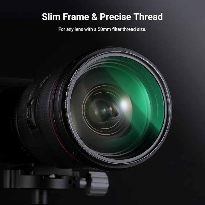NEEWER 58mm Variable ND + CPL + UV Filter Kit - Image 8