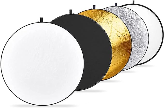 NEEWER 51 Inch/130 Centimeter Light Reflector Diffuser 5 in 1 Collapsible Multi by Neewer