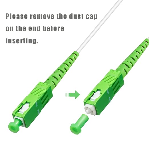 50Pack - 10m SC/APC to SC/APC Fiber Optic Internet Cable, Armored Single Mode - Image 5