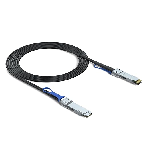10Gtek 400GBASE QSFP-DD to QSFP-DD Passive Direct Attach Copper Twinax Cable by 10Gtek