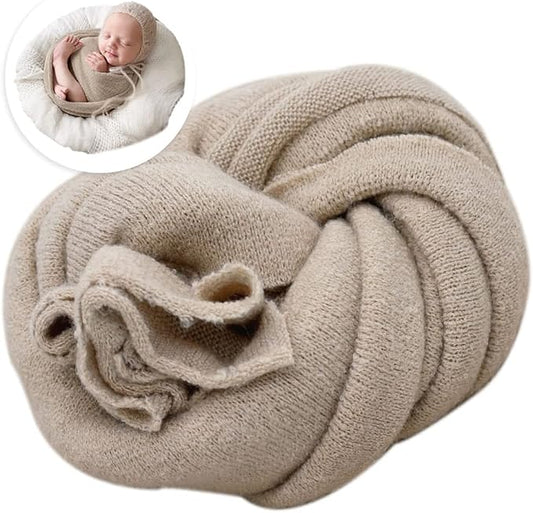 Newborn Posing Wrap Newborn Photography Props Soft Stretch Knit Blanket by ForBaysy