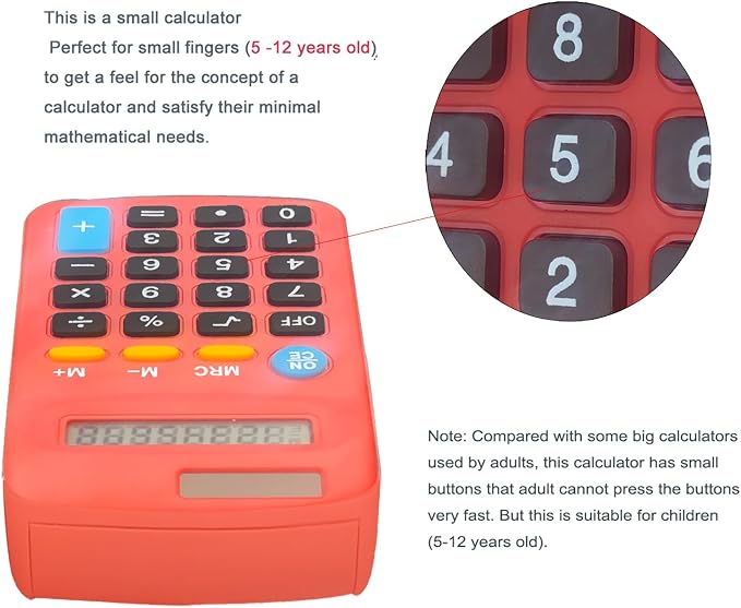 Basic Calculator Dual Power 8 Digit Desktop Calculator - Image 5