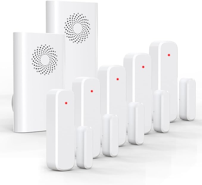 Wireless Door Chime, Door Open Sensor Alarm When Entry Business/Office/Store by AMHEY