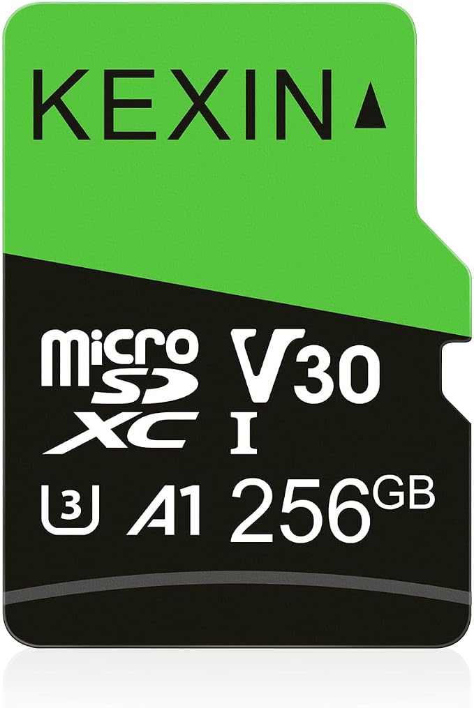 KEXIN 256GB Micro SD Card with SD Adapter microSDXC Memory Card UHS-I A1 V30 U3 by Home