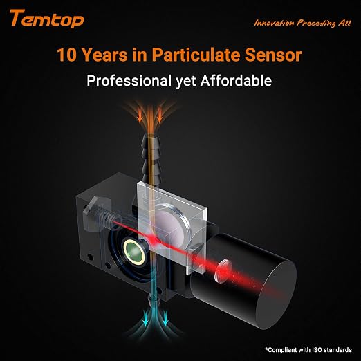 Temtop PMD331 Professional Particle Counter, 7-Channel Handheld Laser Dust - Image 5