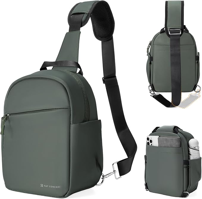 K&F CONCEPT Small Camera Bag for Photographer, Camera Sling Crossbody bag for by KFCONCEPT
