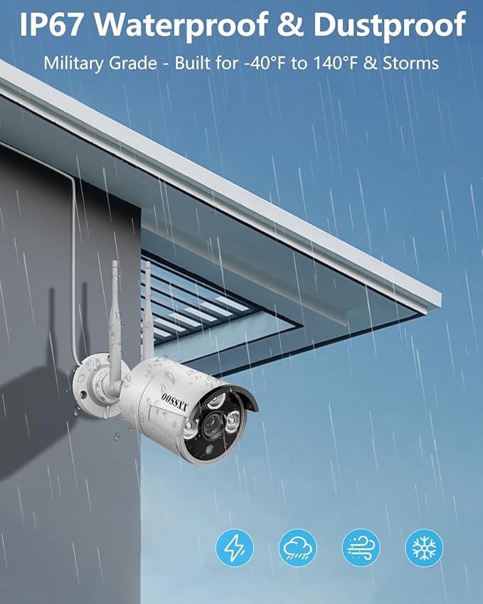 Wireless Security Camera System, 16CH WiFi NVR - Image 6
