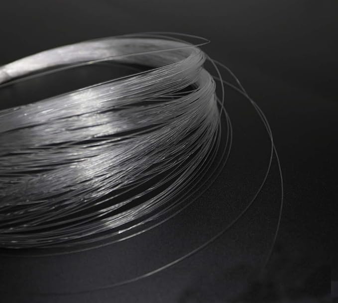 AZIMOM PMMA Plastic End Glow Fiber Optic Cable 0.25mm 100m/Roll by AZIMOM