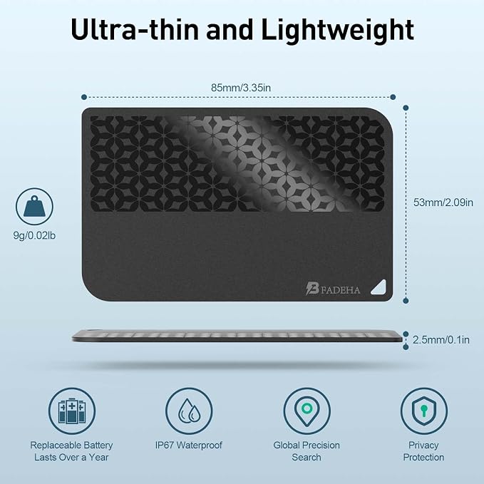 2026 Apple MFi Certified Wallet Tracker Smart Card - Image 6