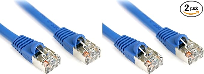 StarTech.com 3 ft Cat5e Blue Snagless Shielded RJ45 F/UTP Cat 5e Patch Cable - by StarTech