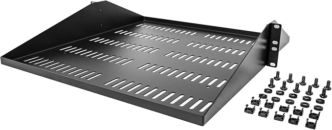 StarTech.com 2U Server Rack Shelf, Center Mounted Universal Vented Rackmount - Image 7