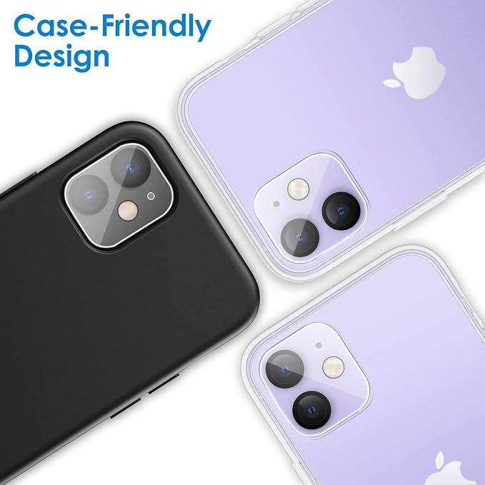 JETech Camera Lens Protector for iPhone 11 6.1-Inch and iPhone 12 mini 5.4-Inch - Image 5