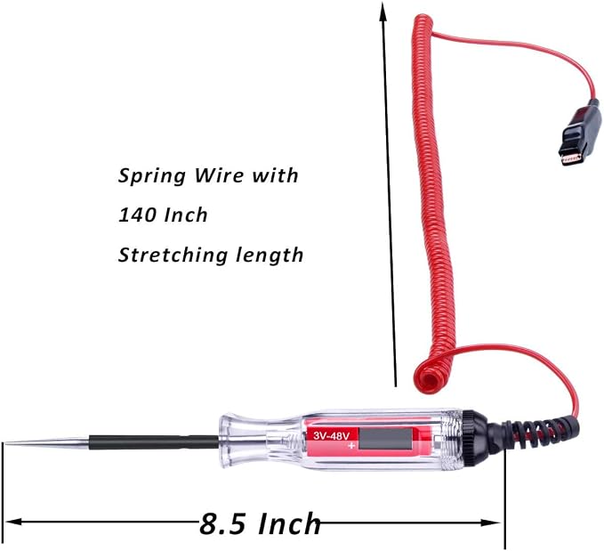 Large Size Heavy Duty 3-48V Digital LCD Circuit Tester - Image 2