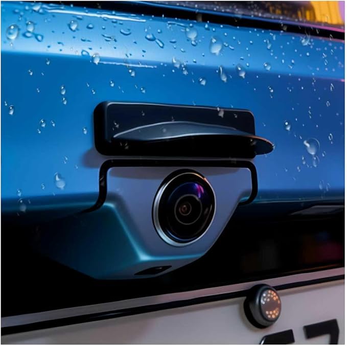 New Car Backup Camera Rain Shield, Self-Adhesive Car Reverse Camera Rain Cover by Turcee