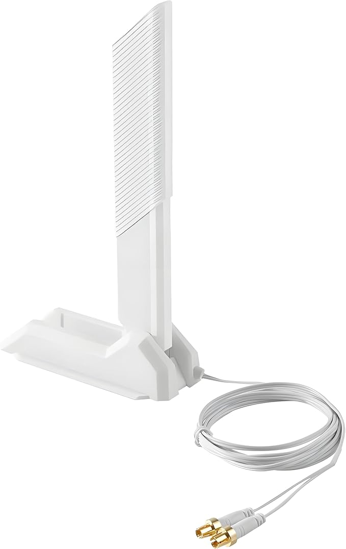 White WiFi 7 Gaming Motherboard Magnetic Base Antenna - Image 5