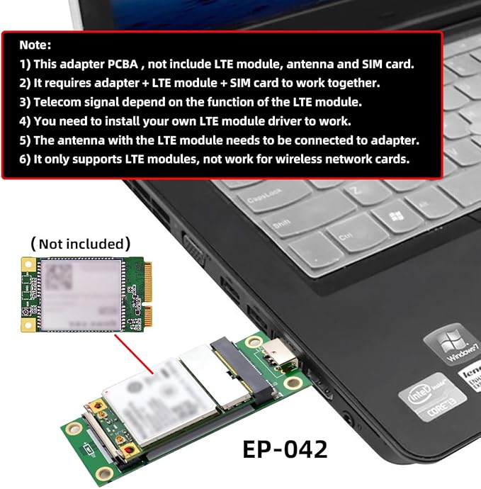 Mini PCI-E Wireless WWAN to USB 2.0 Riser Adapter Card - Image 8