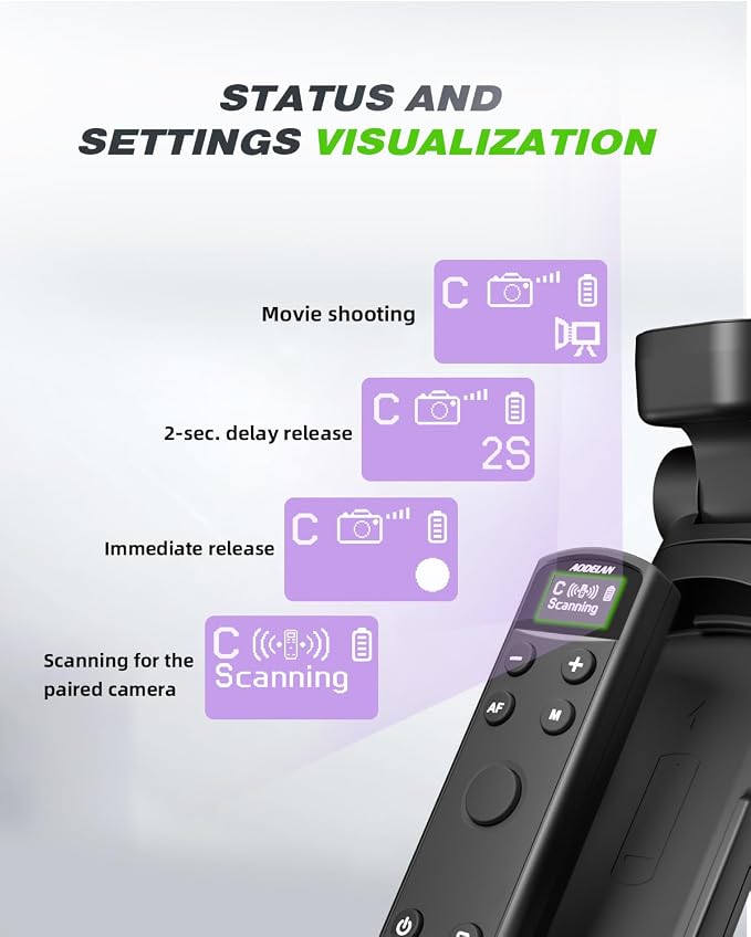 for Canon Tripod with Rechargeable Remote Control - Image 6