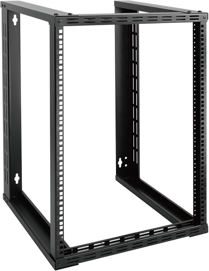 Tecmojo 15U Wall Mount Rack, Wall Mount Network Rack 15.8in Depth, Open Frame by Tecmojo