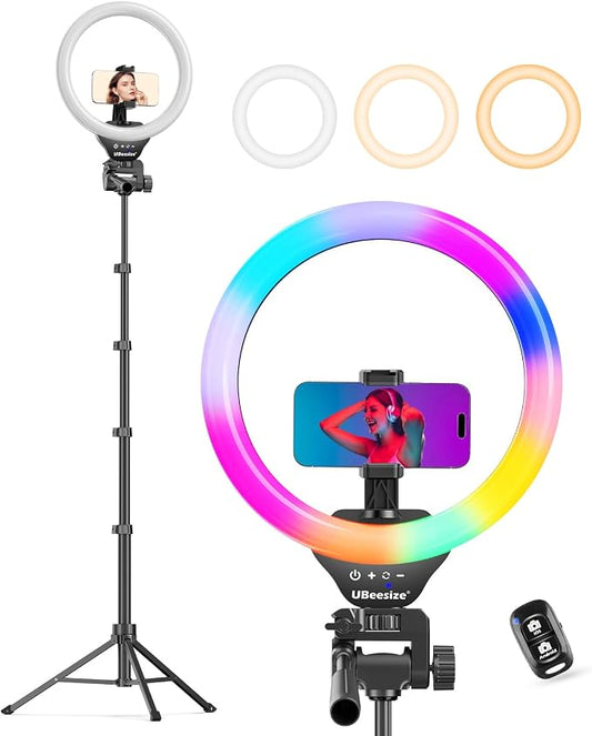 UBeesize 12'' LED RGB Ring Light by UBeesize