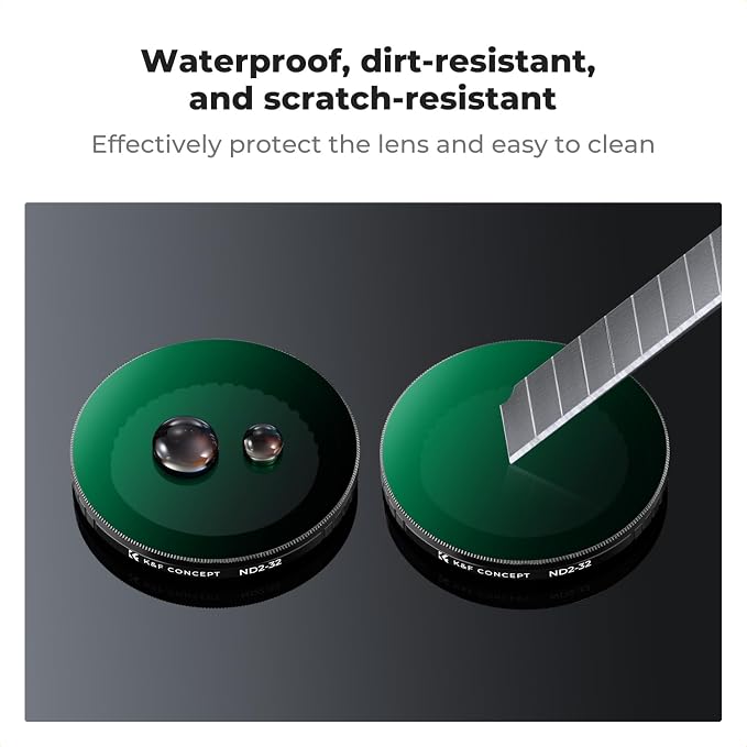 K&F CONCEPT Push in Fit Variable ND2-32 Filter Compatible - Image 5