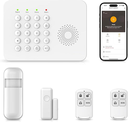 YBJ Alarm System for Home Security, DIY Wireless Home Alarm System by YBJDirect