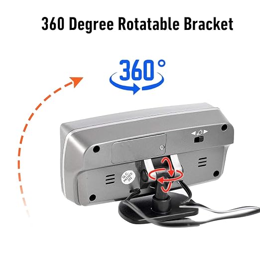 Multi-Functional Car Smart Digital Thermometer, Outside Thermometer Fahrenheit - Image 3