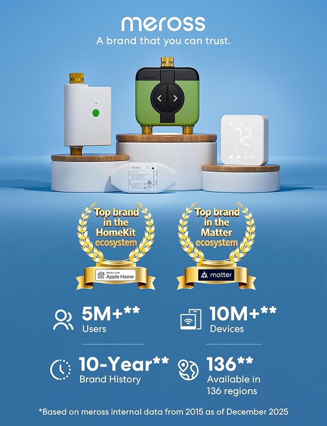 meross WiFi Water Timer for Garden Hose, Smart Hose Timer - Image 7