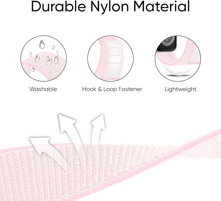 6 Pack Sport Nylon Loop Band Compatible - Image 2