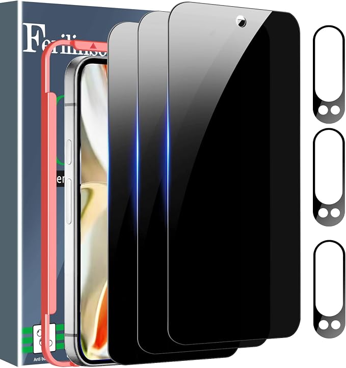 Ferilinso Full Coverage 3 Pack Privacy Screen Protector by Ferilinso