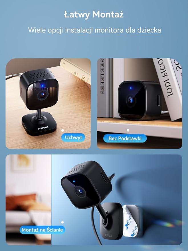 Outinput Indoor Security Camera, 2K WiFi Home Camera - Image 4