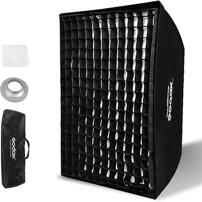 Godox FW60x90CM / 24"x36" Bowens Mount Strip Honeycomb Grid Softbox, Portable by GODOX