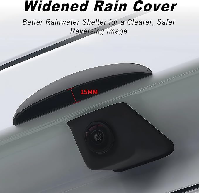 Car Rear View Camera Cover, Anti-Rain Backup Camera Rain Shield, Silicone - Image 6