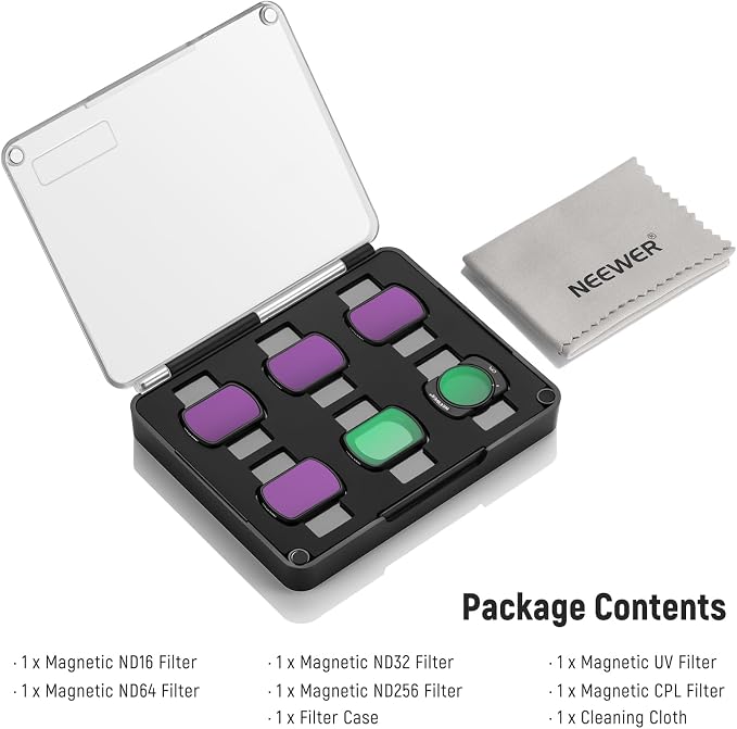 NEEWER 6 Pack ND CPL UV Filter Set Compatible - Image 9