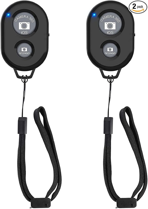 Wireless Camera Remote Shutter for Smartphones, zttopo Wireless Phone Camera by Zttopo