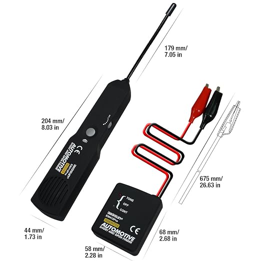 allsun EM415Pro Automotive Wire Tracker, Short and Open Circuit Finder Tester - Image 8