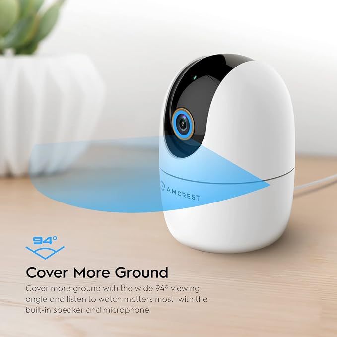 Amcrest 4MP WiFi Camera Indoor Camera, Sound & Baby Monitor, Human & Pet - Image 6