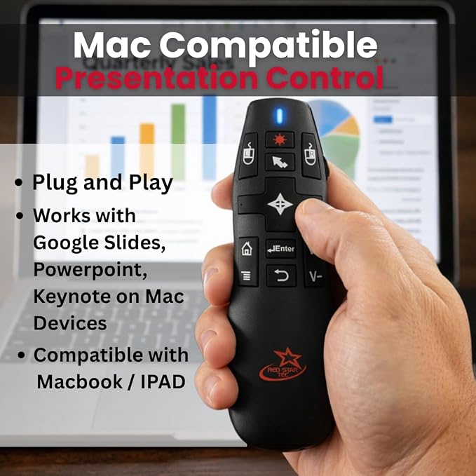 PR-820 Presentation Clicker for Mac – Smartboard Remote PowerPoint Clicker - Image 3