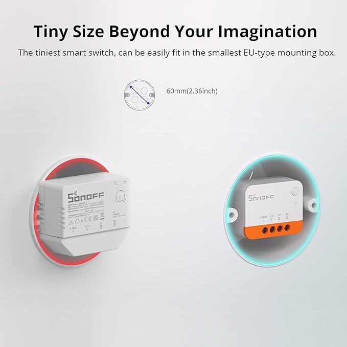 SONOFF Zigbee Smart Switch, No Neutral Conductor Required, Compatible - Image 3