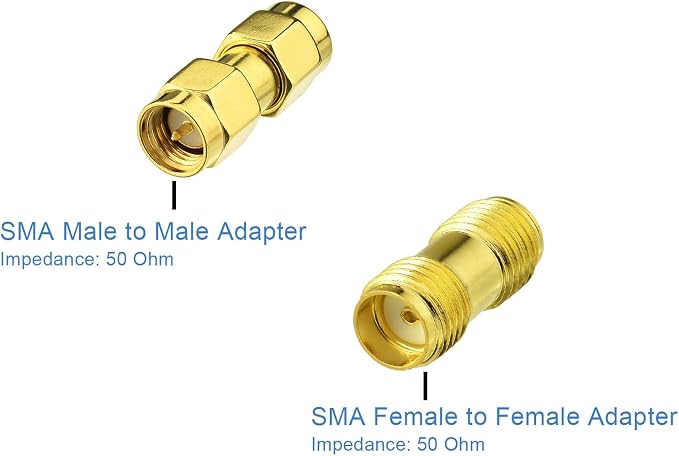 Superbat RF coaxial SMA Male to SMA Female Bulkhead RG174 15ft Cable + 3pcs RF - Image 6