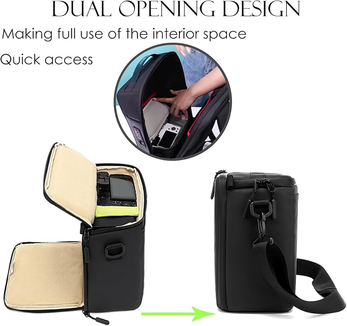 Mini SLR Camera Insert Bag, Shockproof &Pressure-proof Dual Opening Camera Lens - Image 7