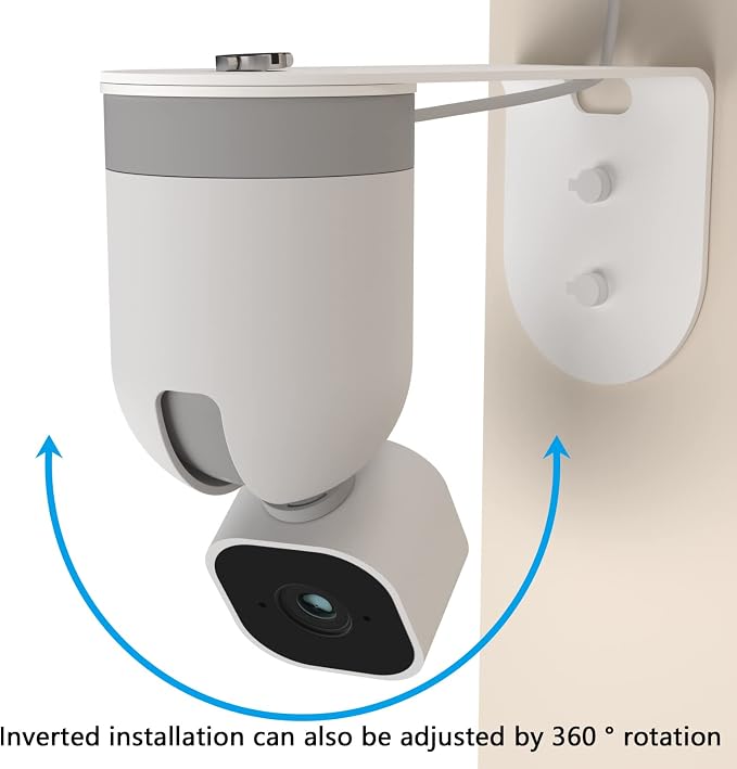 Zwolf Metal Wall Mount for Blink Mini Pan Tilt Camera, Provide Better Viewing - Image 2