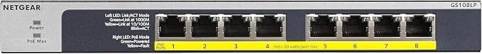 NETGEAR 8-Port Gigabit Ethernet Unmanaged PoE Switch - - Image 7