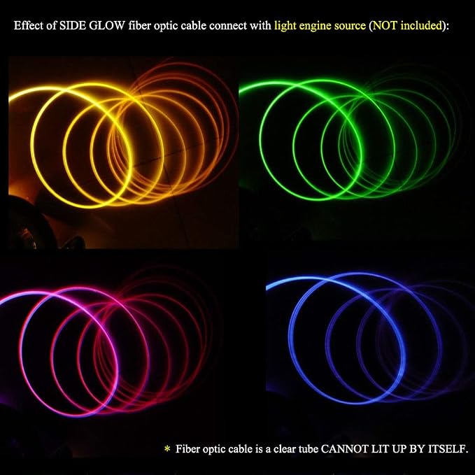 AKEPO 5mm*5m PMMA Plastic Side Glow Cable - Image 2