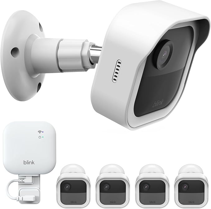 Wall Mount for Blink Outdoor 4th Gen and 3rd Gen, 4 Pack Weatherproof by PEF